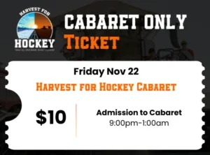 Harvest for Hockey Cabaret